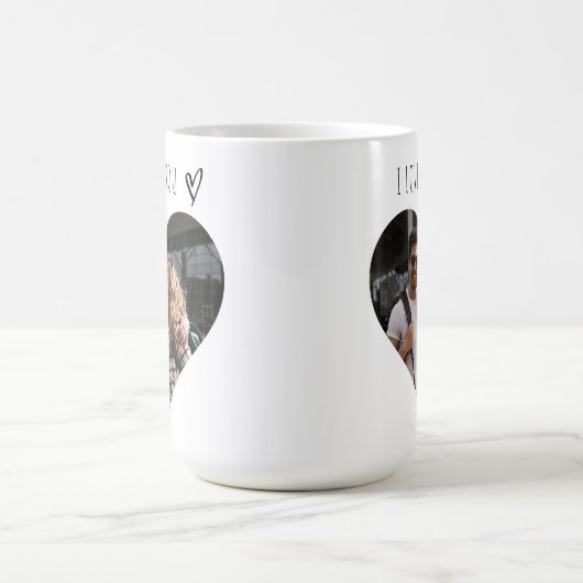 彼氏カップルへの贈り物の記念日 モーフィングマグカップ (中央)