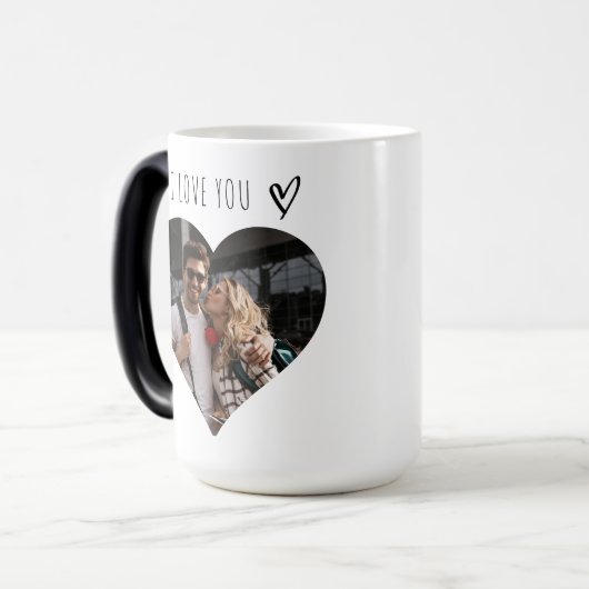 彼氏カップルへの贈り物の記念日 モーフィングマグカップ (正面左)