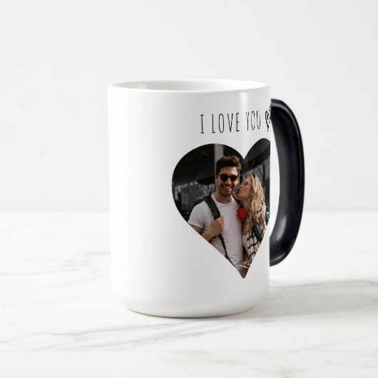 彼氏カップルへの贈り物の記念日 モーフィングマグカップ (正面右)