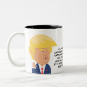 彼氏パーソナライズされたギフトおもしろい彼氏ギフト ツートーンマグカップ (左)