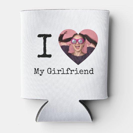 彼氏パーソナライズされた/ガールフレンドが大好きカスタム 缶クーラー (正面)