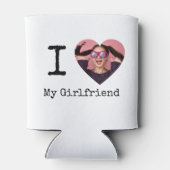 彼氏パーソナライズされた/ガールフレンドが大好きカスタム 缶クーラー (裏面)
