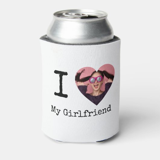 彼氏パーソナライズされた/ガールフレンドが大好きカスタム 缶クーラー (缶裏面)