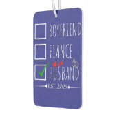 彼氏フィアンセ夫エスト。2025たった今結婚しました カーエアーフレッシュナー (左)