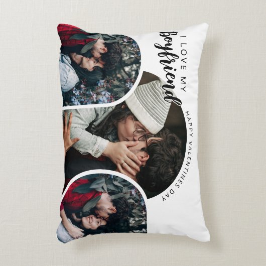 彼氏モダンが大好きなフォトコラージュ アクセントクッション (正面(垂直))