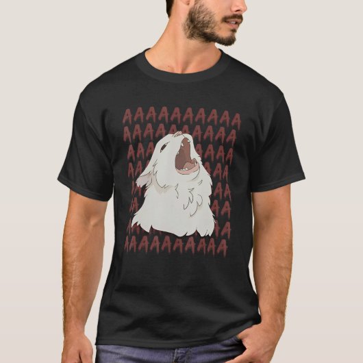 彼氏彼女の猫ミーム Tシャツ (正面)