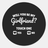 彼氏頼彼女は私のガールフレンドになる ラウンドシール (正面)