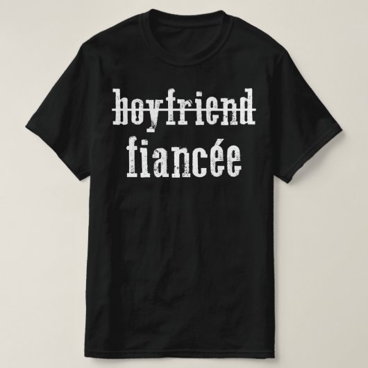 彼氏 婚約者 Tシャツ (デザイン正面)