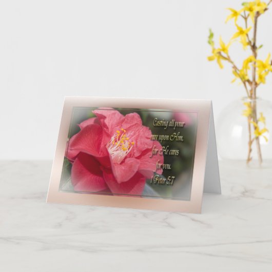 彼気に カード (黄色い花)