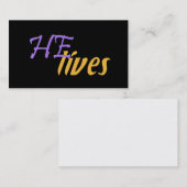 彼生命名刺 名刺 (正面/裏面)