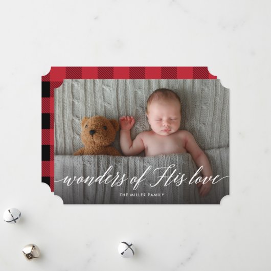 彼疑問に思の愛の休日の写真カード シーズンカード (正面/裏面インサイチュ)