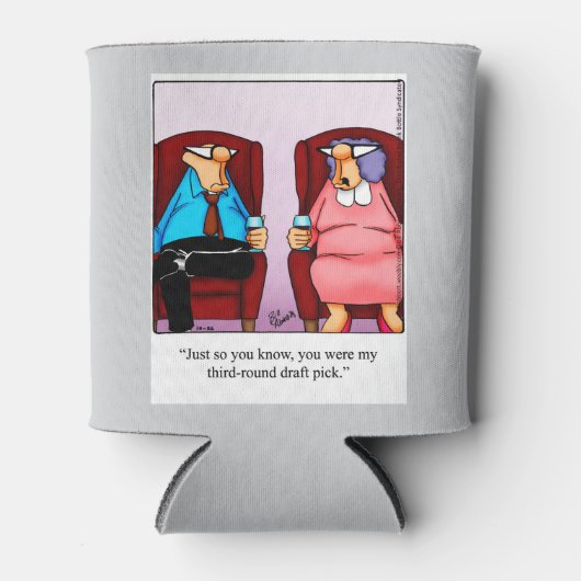 彼笑わされるにとって周年記念ユーモアクーラーボックス 缶クーラー (正面)