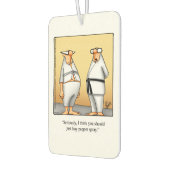 彼笑わされるのために車の空気清浄剤 カーエアーフレッシュナー (左)