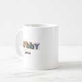 彼笑わされるの栄養ラベルカスタム夫 コーヒーマグカップ (正面左)