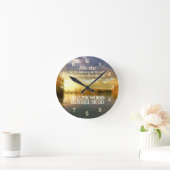 彼素晴らしはヨハネ14:12を行なうであろう ラウンド壁時計 (ホーム)