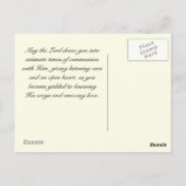 彼素晴らしは働くだろう、ジョン14 12 ポストカード (裏面)