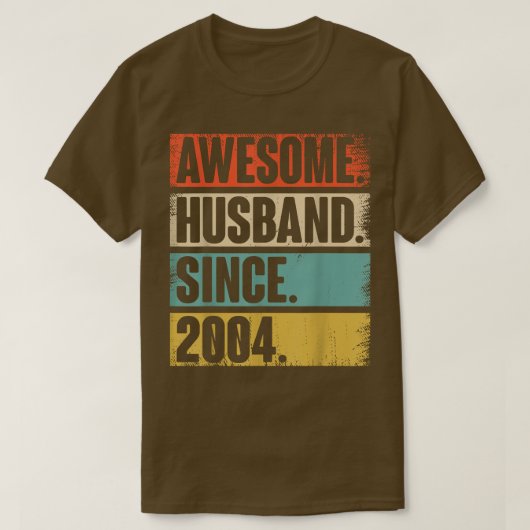 彼結婚への18のアニバーサリーの贈り物エピック夫Si Tシャツ (デザイン正面)