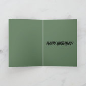 彼自身に話している1890年代の鏡反射の人 カード (内部)