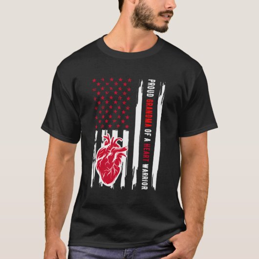 彼誇りを持ったの戦士の認識度のおばあちゃん Tシャツ (正面)