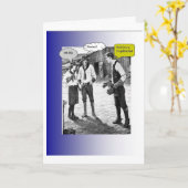 彼青いのためのtengallon Bday カード (黄色い花)