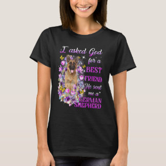 彼頼が私のドイツ人を最高の遣わしてくれたのは神だ Tシャツ