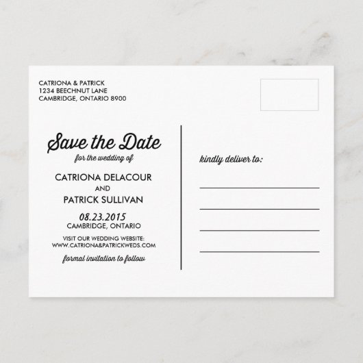 彼頼と彼女はyesだ!日付ポストカードの保存 案内ポストカード (裏面)