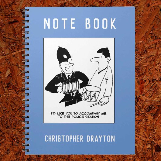 彼頼に付き添う警官。 ノートブック