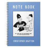 彼頼に付き添う警官。 ノートブック (正面)