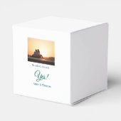 彼頼は彼女はyes写真の青婚約した緑と言った フェイバーボックス (裏面サイド)