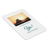 彼頼は彼女はyes写真の青婚約した緑と言った マグネット (右側)