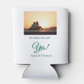 彼頼は彼女はyes写真の青婚約した緑と言った 缶クーラー (裏面)