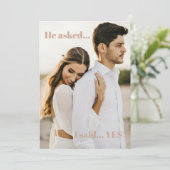 彼頼は、Yes婚約パーティ招待状 招待状 (スタンド正面)