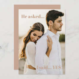 彼頼は、Yes婚約パーティ招待状 招待状