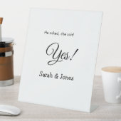 彼頼はyes婚約シンプルミニマルと 台座サイン (インサイチュ)