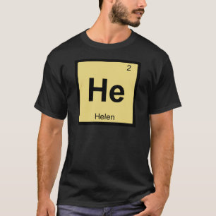 彼-イリオス化学周期表の記号のヘレン Tシャツ