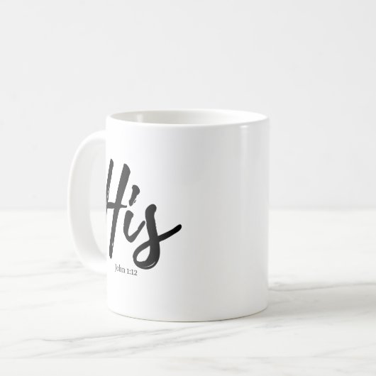 彼 コーヒーマグカップ (正面左)