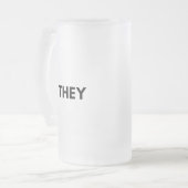 彼 フロストグラスビールジョッキ (正面左)