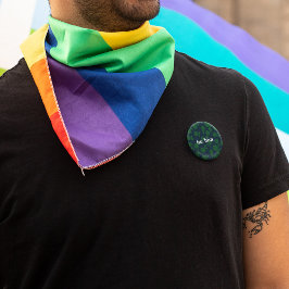 彼/彼の抽象芸術ミカン柄ボタン 缶バッジ