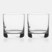 彼/彼女が飲んでるそれちょうだい冗談グッズ ウイスキーグラス (左)