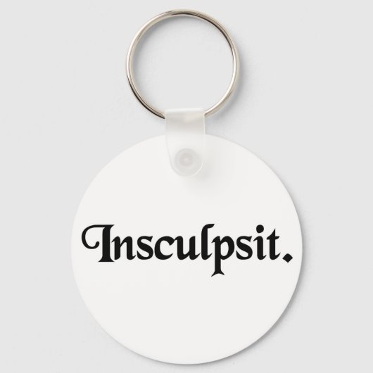 彼/彼女はそれを刻印した。 キーホルダー (正面)