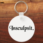 彼/彼女はそれを刻印した。 キーホルダー (正面)