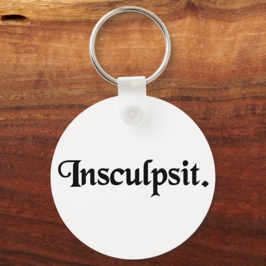 彼/彼女はそれを刻印した。 キーホルダー (正面)