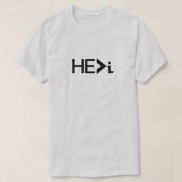 彼>私はひざまずい祈た – 彼は私の黒よ素晴らしりよりも Tシャツ