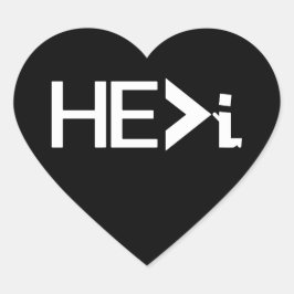 彼>私は祈ひざまずい – 彼は私よ素晴らしり白い ハートシール