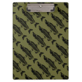 征服されたアラスカ戦闘漁師バッジ クリップボード (正面)