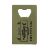 征服されたアラスカ戦闘漁師バッジ クレジットカード栓抜き (裏面)