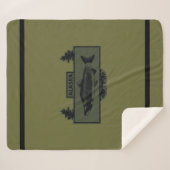 征服されたアラスカ戦闘漁師バッジ シェルパブランケット (正面(横))