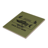 征服されたアラスカ戦闘漁師バッジ タイル (側面)