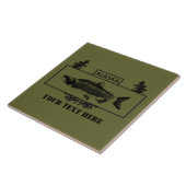 征服されたアラスカ戦闘漁師バッジ タイル (側面)