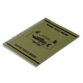 征服されたアラスカ戦闘漁師バッジ ノートブック (左側)